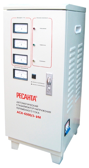 Стабилизатор напряжения Ресанта ACH-6000/3-ЭМ